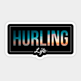 Beach Dreams Hurling Life Sticker